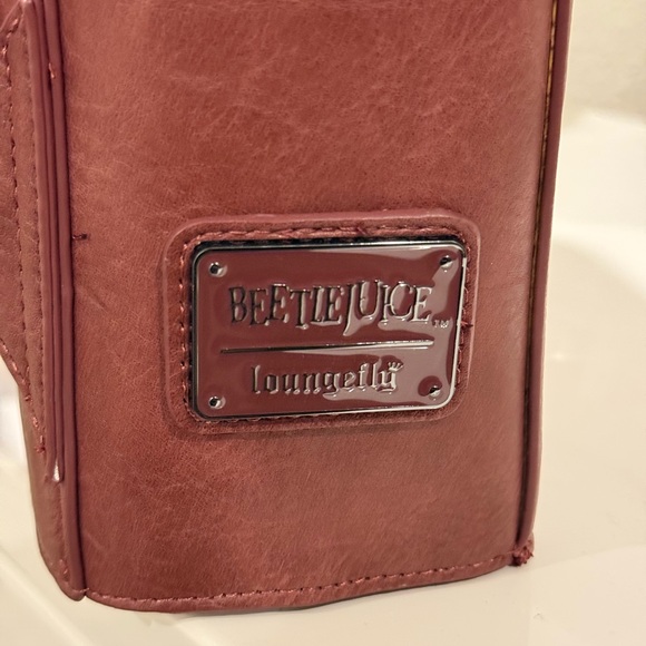 Loungefly x Beetlejuice Handbook For The Recently Deceased Pin Trader Backpack - Picture 12 of 16